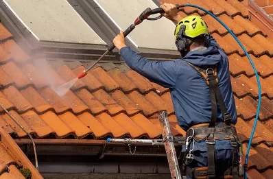 Démoussage et hydrofuge de toiture à Montholon